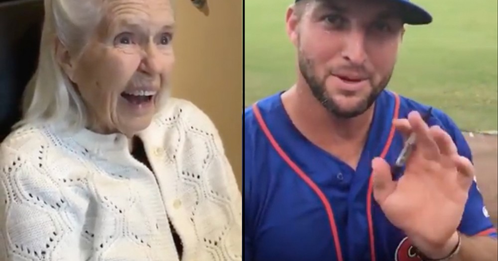 Grandma Receives Loving Message From Tim Tebow