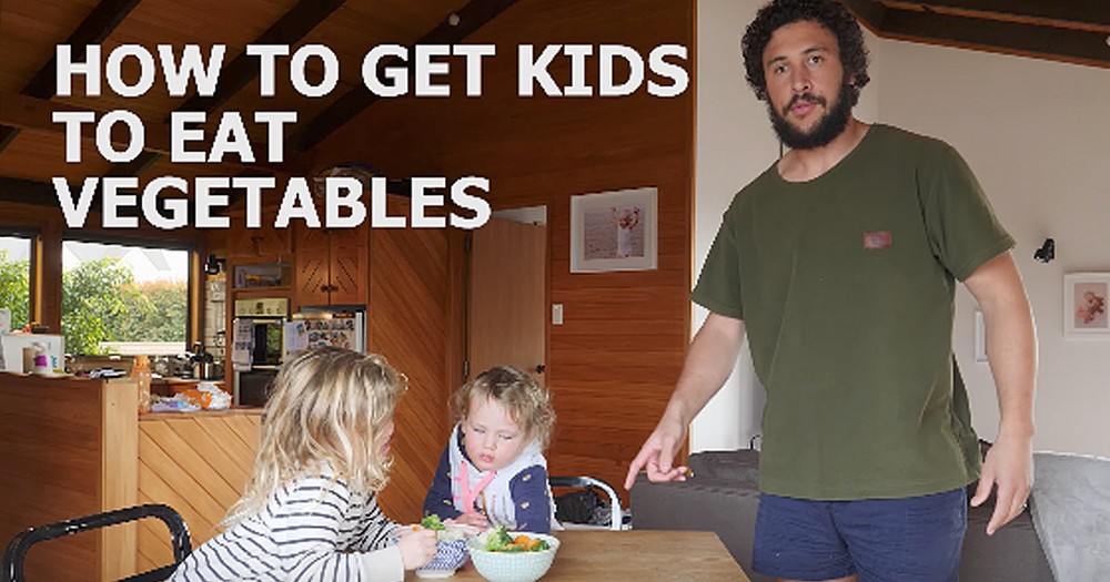 Hysterical Dad Teaches How To Get Kids To Eat Vegetables