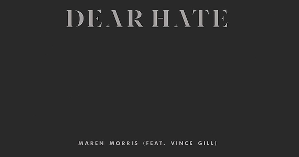 Country Star Releases Touching New Song 'Dear Hate' 