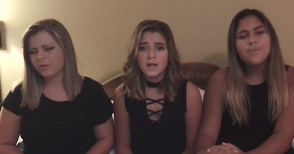 3 Sisters Perform Beautiful Rendition Of 'Jealous Of The Angels'