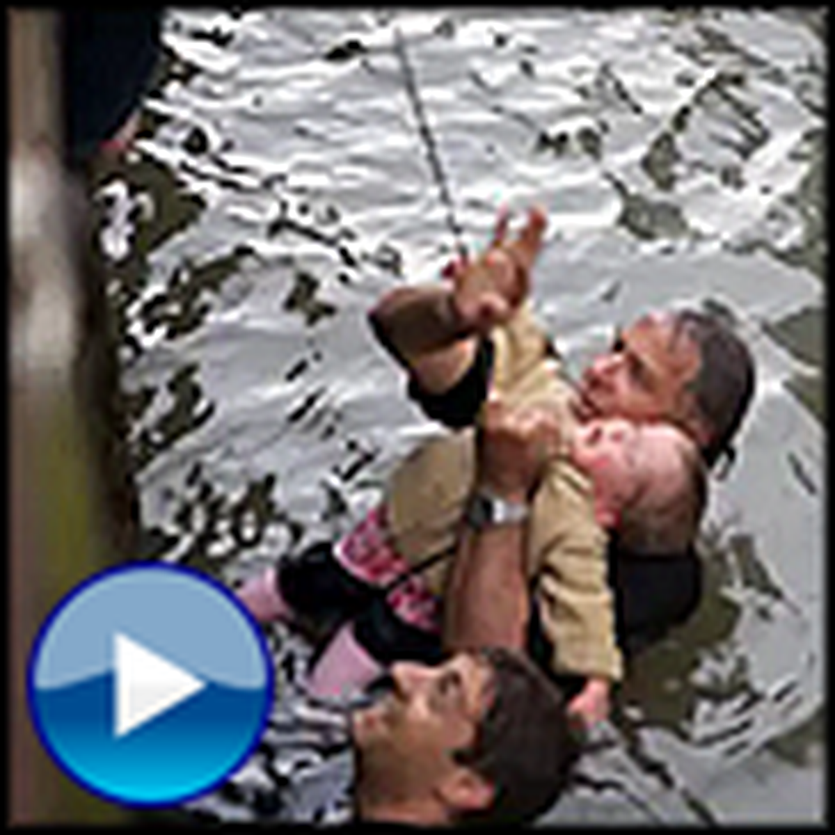 Dad Shows his Love by Rescuing his Drowning Son Amazing and Heroic Video!