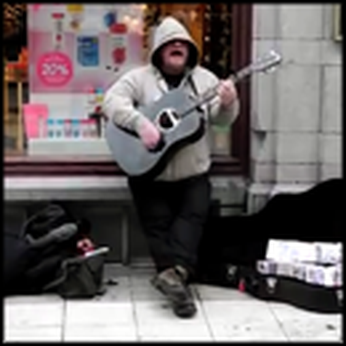 Homeless Street Performer's Voice Will Make Your Jaw Drop WOW!
