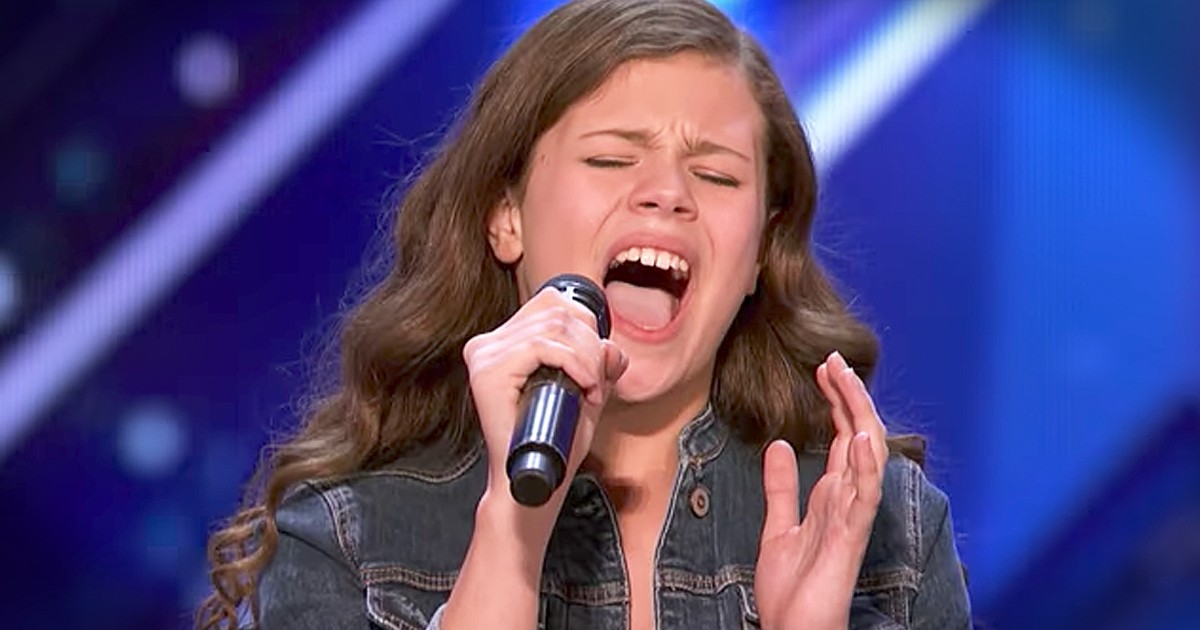 13YearOld Earns The Golden Buzzer With Her Breathtaking Performance