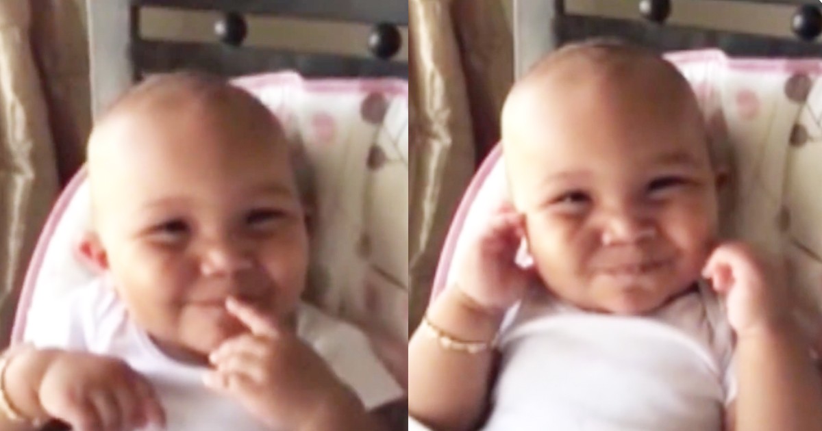 Adorable Baby's Laugh Sounds Just Like A Chipmunk