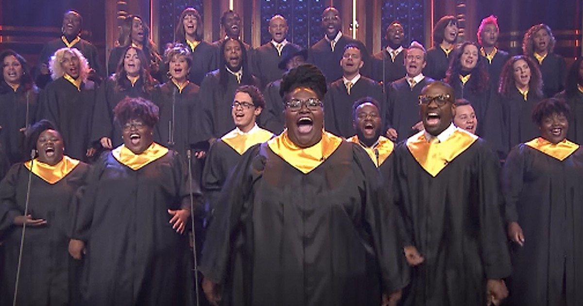 Houston Gospel Choir Sings Moving Rendition Of Lean On Me 