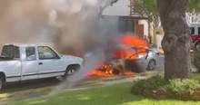 Paralyzed Man In Wheelchair Is Trapped When Car Bursts Into Flames, Then An Angel Appears