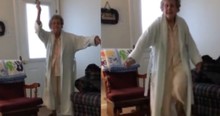 The Baton Twirling Skills Of This 87-Year-Old Grandma Are Truly Impressive