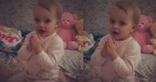 Mom Hits Record As Adorable Toddler Says A Goodnight Prayer And It's Too Cute To Miss