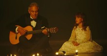 Andrea Bocelli And Daughter Singing 'Hallelujah' By Candlelight Is Breathtakingly Beautiful
