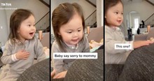 Big Sister Feels Baby Kicks During Mom's Pregnancy And Has The Sweetest Reaction