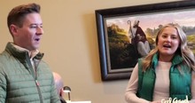 Daddy-Daughter Duo, Mat and Savanna Shaw, Show Up to Surprise Recently Widowed Teacher