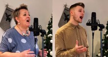Mother and Son Sing a 'Have Yourself a Merry Little Christmas' Duet Sure to Brighten the Season