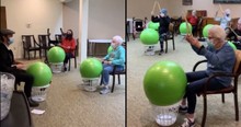 A Group Of Seniors Are Rocking It In A Drumstick Exercise Class And It Has Them Going Viral