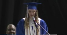 Young Woman Steps Up, Proclaims Jesus And Boldly Shares Her Faith In Graduation Speech