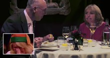 Man Takes Wife Out For A Fancy Gourmet Meal But It's Actually A Hilarious Prank On Grandma