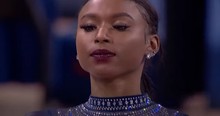 Gymnast Nia Dennis Performs A Nearly Flawless Routine And Her 'Dance Party' Is Going Viral