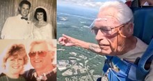 90-Year-Old Veteran Shares the Unexpected Way He Honors His Late Wife by Skydiving