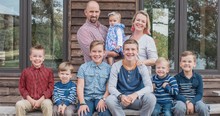 6 Brothers Welcome Their New Baby Sister And It's Adorable