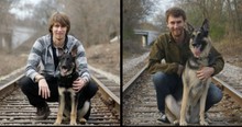 15 Times Dogs Recreated Photos from When They Were Puppies