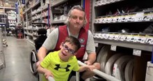 Family Is In Awe After Lowe's Worker Goes Above And Beyond For Their Son With Special Needs