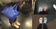 Her Kindness Towards A Barefoot Homeless Woman Is So Inspiring