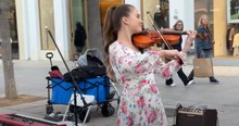 Young Musician Stuns with a Jaw-Dropping 'Can't Take My Eyes Off You' Violin Cover