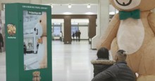 Families Come Together For The Holidays Through A Giant Bear Hug