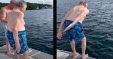 Daredevil Grandpa Turning 106 Years Old Jumps Into Lake And Shares The Secret To His Longevity