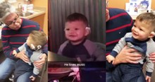 Baby Is Overcome With Happiness When He Hears Music For The First Time
