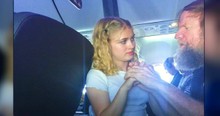 15-Year-Old Angel Takes Blind, Deaf Man By The Hand And Has Whole Plane In Tears