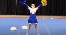 Brave Cheerleader Steps Up To Perform Routine All Alone At Competition After Entire Team Quits