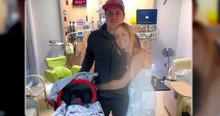 Wife's Death During Childbirth Has Heartbroken New Dad Leaving Hospital A Widower