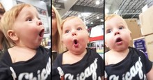 Baby Seeing Christmas Decorations For The First Time Gives The Cutest Reaction