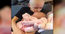 Dying 9-Year-Old Boy Bailey Cooper Hangs On Just Long Enough To Meet Baby Sister
