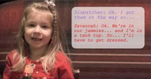 5-Year-Old Stays on the Line with 911 to Save Dad and the Conversation She Has Is Priceless