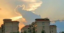 Uplifting Cloud Formation Shows God's Answer For Student In Desperate Need Of Encouragement