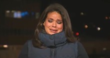 CNN Reporter Sara Sidner Breaks Down On Live TV After Funeral Held In Parking Lot