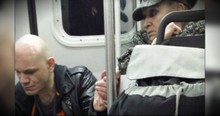 An Elderly Woman Uses Compassion To Calm An Erratic Man On A Train