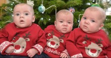 Couple Battles Infertility For Years And Then Christmas Brings Them Triplets