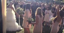 Wedding Stops For Worship To 'Great Are You Lord'