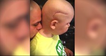 Scar From Surgery Makes Son Insecure, So Dad Gets Tattoo To Match