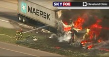 Divine Intervention Puts Heroic Firefighter in the Path of Fiery Crash