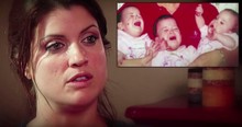 Mom Won't Give Up After Husband Walks Out On Her And Newborn, Deaf-Blind Triplets
