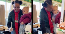 Stressed Out Mom Was Close to Losing It When A Dollar Store Cashier Stepped in to Help