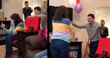 Mom Thinks a Donny Osmond Birthday Video Is Her Big Surprise, But Then She Turns Around