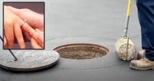 Woman's Engagement Ring Found By Workers 14 Months After Child Flushed It Down The Toilet
