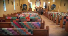 Family Honors Grandma By Displaying Quilts At Her Funeral