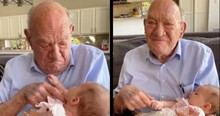 He Lost His Wife and So Grandfather Cries While Holding Granddaughter Who Shares Her Name