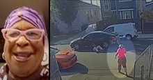 Great-Grandma with Cane Comes to Elderly Neighbor's Rescue and Fends Off Purse Snatcher