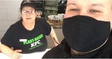 Angry Customer Tears Into KFC Worker But Good Samaritan Makes It Right